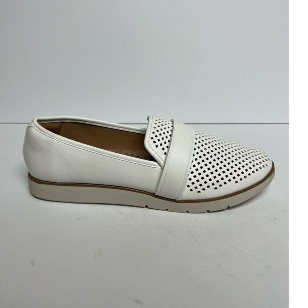 Rockport Women's Stacie Perf Slip-On Loafer White, Size 9.5W